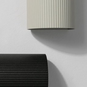 Aplică FARO 40528 SOLE 1xGU10/8W/230V gri canelat rotund