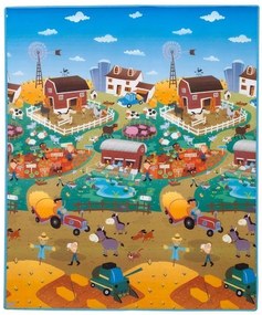 Covoras de Joaca pentru Copii Prince Lionheart Geometric/ Farm