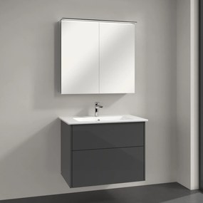 Villeroy &amp; Boch Finero lavoar cu dulap 80 cm gri S00402FPR1