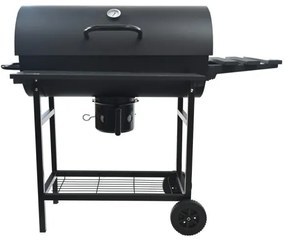 Grătar pe cărbune, negru