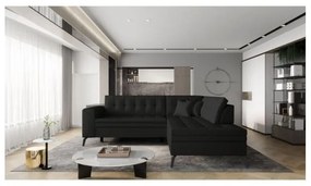 Colțar Lanvin 260cm negru