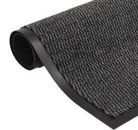vidaXL Covor ușă anti-praf, antracit, 90x150 cm, dreptunghiular