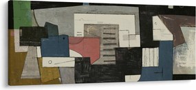 Tablou - Abstracție cubism (120x50 cm)