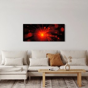 Tablou cu abstacție sclipire (120x50 cm)