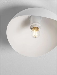 Lustra aplicata design decorativ OPSI alb D-30cm