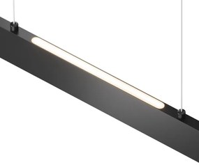 Lustră LED pe cablu Maytoni P010PL-L30B4K STEP LED/30W/230V 4000K 118,5 cm negru