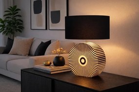 Veioza cu incrustatii din os HARMONY NATURE 65cm