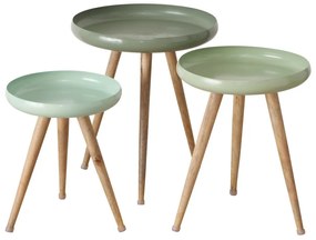 Set masuta de cafea Masdour, lemn de mango