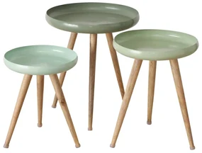 Set masuta de cafea Masdour, lemn de mango