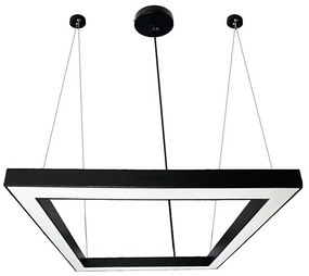 Lustră LED pe cablu LED/80W/230V 4000K 120x120 cm negru