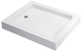 EVA 80x120x14 cm pătrat acril Cădiță de duș