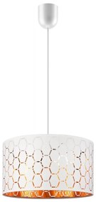 Lustră pe cablu ULLE 1xE27/15W/230V alb