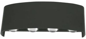 Aplică LED de exterior LED/8W/230V IP44 4000K negru Top Light