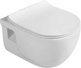 Sapho Brilla toaletă cu spălare agăţat fără margine alb 100612