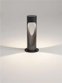Stalp exterior IP65 LED ROW antracit H-30cm
