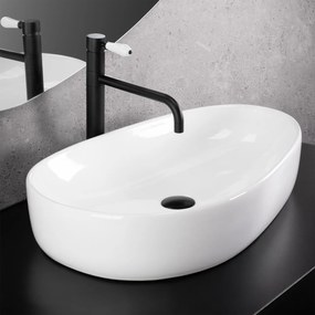 Lavoar Sandra alb L65 cm