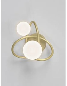 Aplică LED NANCY Wofi 4014-201 2xG9/3,5W/230V auriu/alb