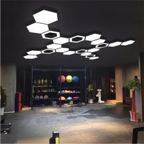 Lustră LED suspendată pe cablu, 20W/230V, neagră