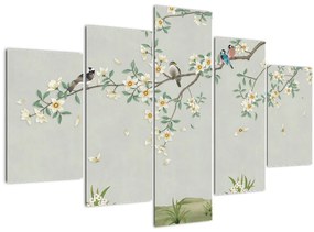 Tablou - Adunarea păsărilor (150x105 cm)