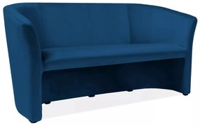 Canapea TM-3 velvet bleumarin/wenge Blu86