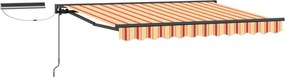 vidaXL Cort electric retractabil Galben și portocalie 3,5 x 2 m