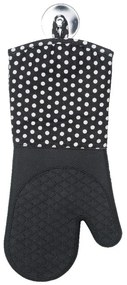 Set 2 mănuși din silicon Wenko Oven Black, negru