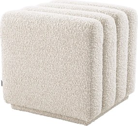 Taburete design LUX Bente, boucle crem 115491 HZ