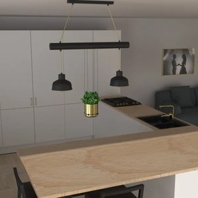 Lustră pe cablu FLORA 2xE27/60W/230V