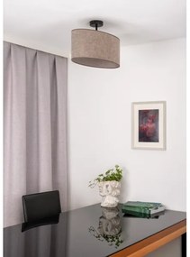 Lustră aplicată Duolla OVAL 1xE27/15W/230V maro