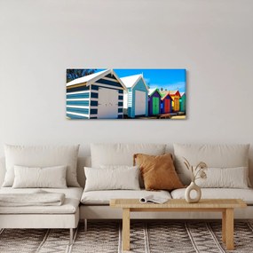Tablou - Plaja Brighton, Melbourne, Australia (120x50 cm)