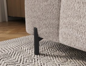 Taburet Tapitat cu Picioare Ferivo, 140x70x40cm, beige bouclé – Royal 04