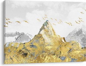 Tablou - Munte auriu (70x50 cm)