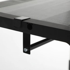 Dulap textil pentru depozitare MATIS, 140 x 174 cm, gri, cu rafturi și bară pentru umerașe