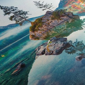 Tablou - Lacul Hintersee, Alpii Bavarezi, Austria (120x50 cm)