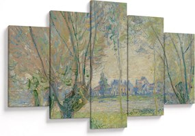 Tablou - Claude Monet, Woman Seated under the Willows, reproducere (150x105 cm)
