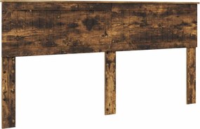 vidaXL Tăblie cap Stejar fumuriu 180 cm Lemn compozit