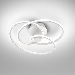 Plafoniera LED design modern Diva 52cm, auriu, alb sau titan