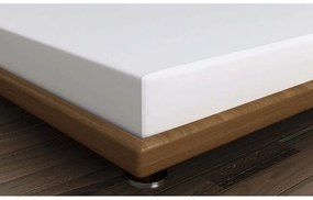 Cearceaf alb din bumbac cu elastic 140x200 cm – Mijolnir