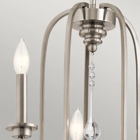 Quintiesse QN-KARLEE5 - Candelabru pe tijă KARLEE 5xE14/60W/230V crom mat