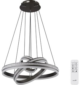 Lustră LED dimabilă pe cablu Globo 67314-70H GROUNI LED/70W/230V + telecomandă