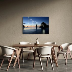 Tabloul - plaja în apus de soare (90x60 cm)