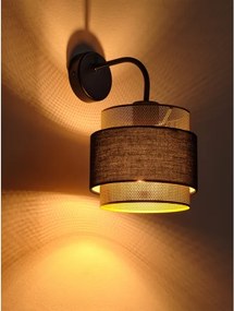 Osram - Lampă de perete DECOR HORNET 1xE27/10W/230V negru/auriu