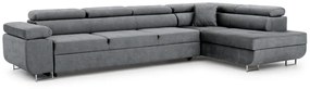 Colțar extensibil Annabelle Maxi dreapta - tapițerie Zetta 304 / picioare cromate