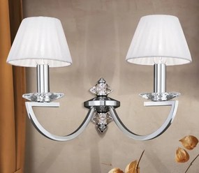 Aplica de perete cristal Swarovski eleganta de lux Avala 2L nickel plated