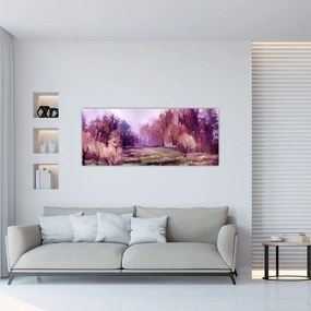 Tablou - Peisaj de toamnă - pictură (120x50 cm)