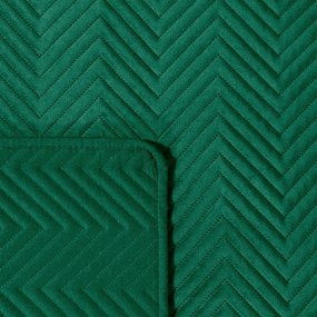 Cuvertură de pat decentă de culoare verde Lăţime: 230 cm | Lungime: 260cm