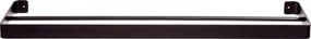 Cuier de perete pentru prosoape HANDY 60x12,5 cm, negru