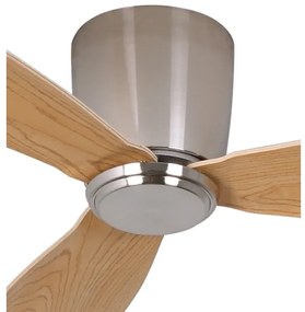 Ventilator de tavan Lucci air 210519 AIRFUSION RADAR crom/lemn + telecomandă