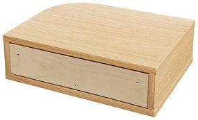 Noptieră în culoare naturală cu aspect de lemn de stejar Farsta – Woodman
