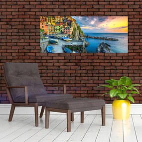 Tablou - Satul mediteranean (120x50 cm)